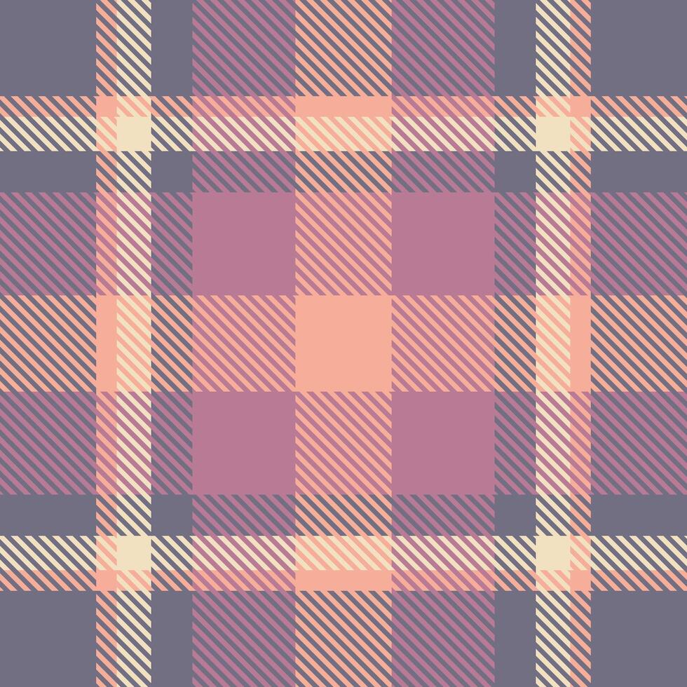 Elegant pastel plaid pattern. Soft, muted tones create a calming, sophisticated aesthetic ideal for textile designs, website backgrounds, or stationery. Subtle texture adds visual interest. vector
