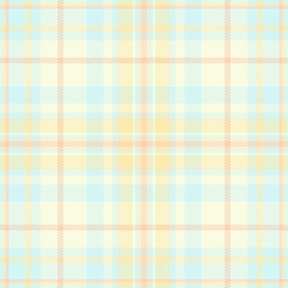 Soft pastel plaid pattern. Perfect for textile design, website backgrounds, or crafting projects. Evokes feelings of serenity and gentle warmth. Ideal for spring or summer themes. vector