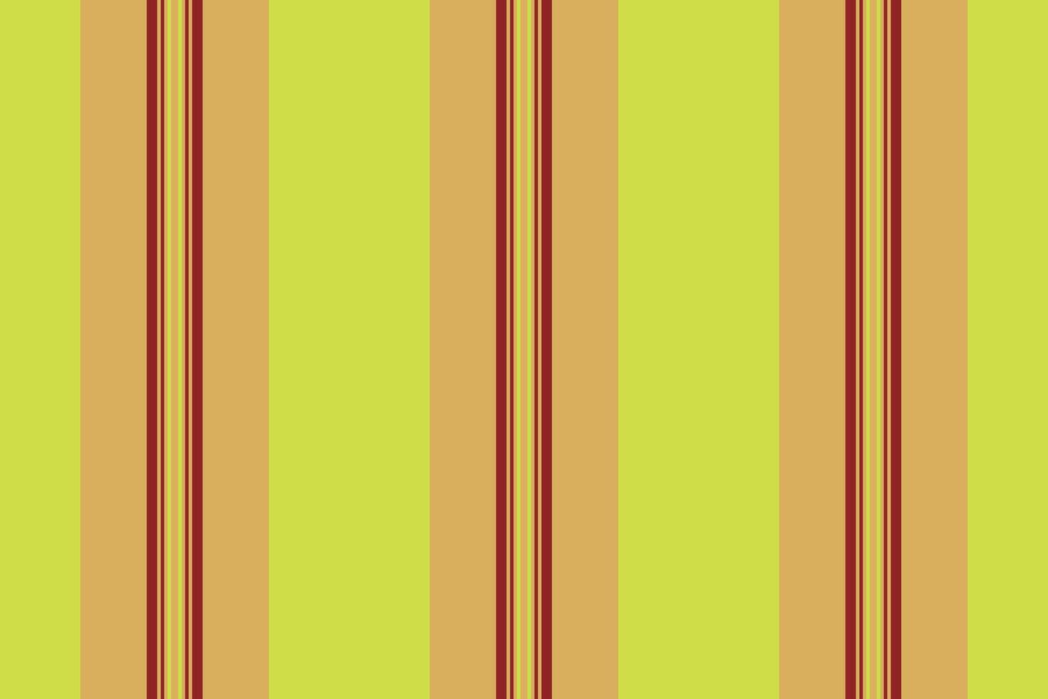Vlowing texture textile, pastel vertical stripe seamless. Drnament pattern lines background fabric in amber and red colors. vector