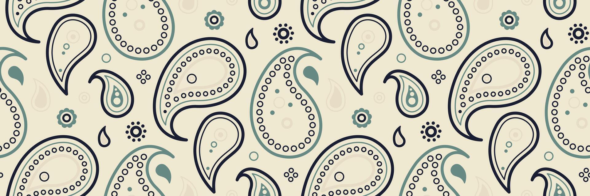 Flowing contrast as 2025 pattern. Ethnicity paisley with fashion orient. Poster textile on card clothing. vector