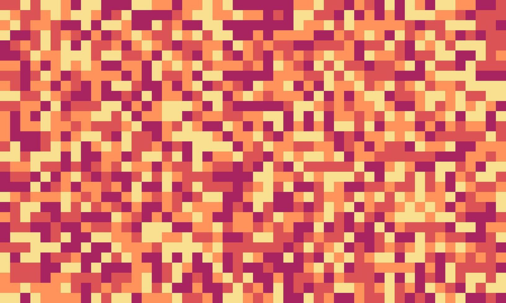 Abstract pixel art background in warm, earthy tones. Perfect for website banners, digital art projects, or textile design. vector