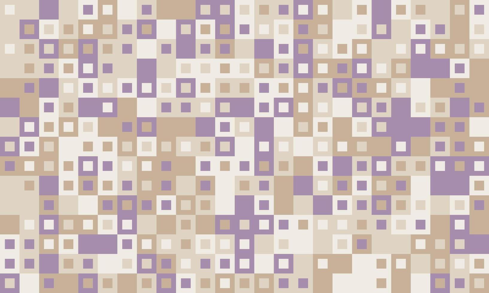 Abstract neutraltoned square pixel pattern. Perfect for website backgrounds, textiles, or modern design projects. Evokes feelings of calm and understated sophistication. vector