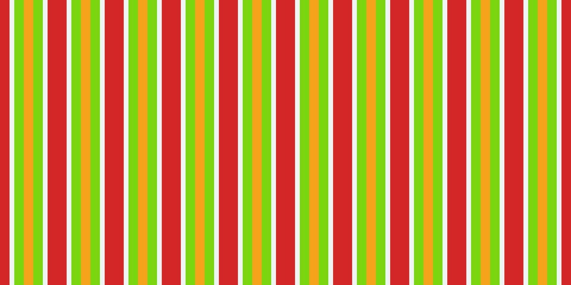 Vibrant vertical stripes in red, green, and orange create a cheerful, energetic pattern perfect for backgrounds, textiles, or website designs. vector