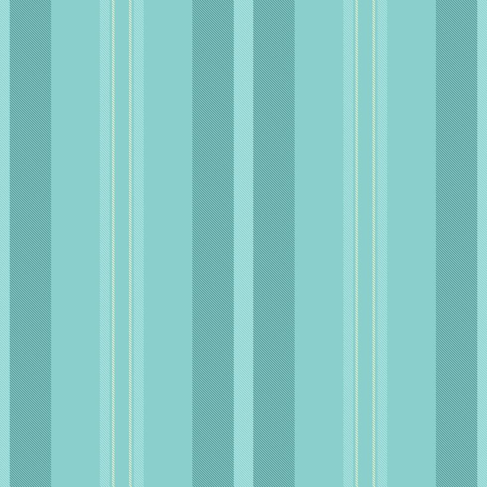 Cyan vertical fabric background, golf seamless lines. Pelvet textile stripe texture pattern in teal and cyan colors. vector