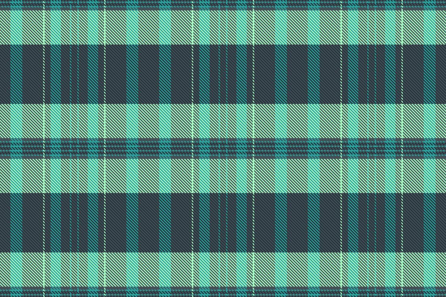 Seamless teal and mint green plaid pattern. Perfect for textile design, apparel, fashion, website backgrounds, or any project needing a fresh, modern, and subtly textured feel. vector