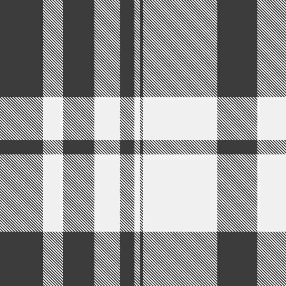 Stylish black and white plaid pattern. Perfect for textile design, fashion, website backgrounds, or branding. vector