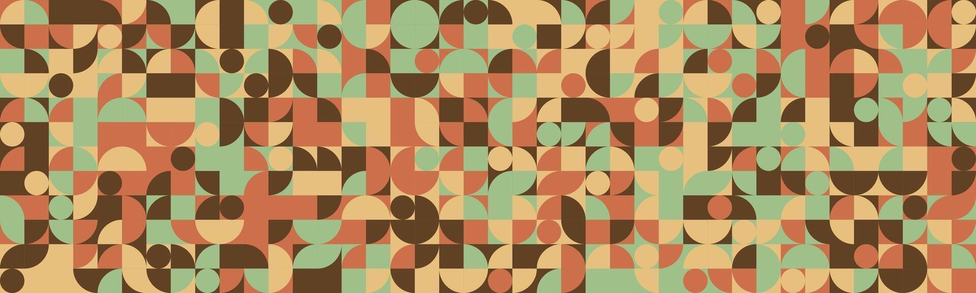 A colorful pattern with many different shapes vector