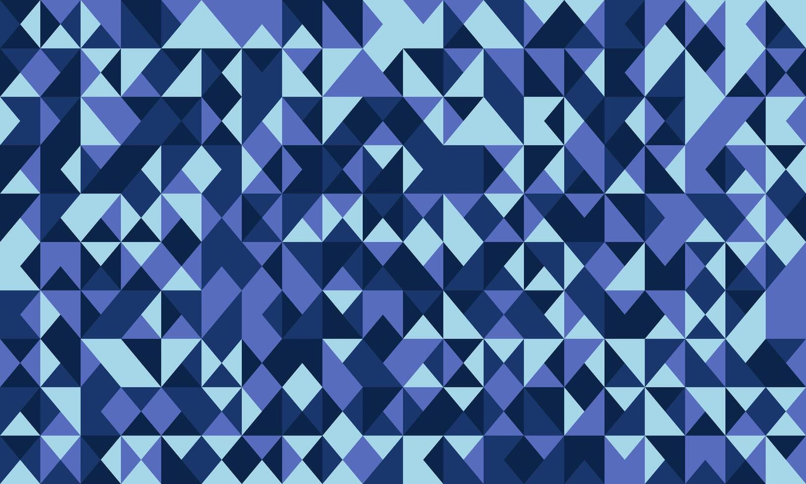 A blue and black background with triangles vector
