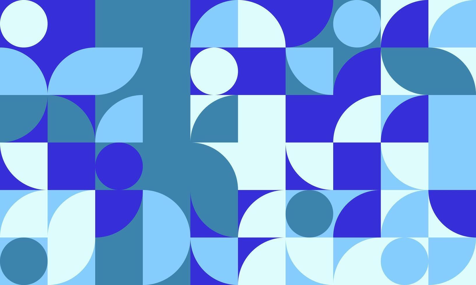 Abstract geometric pattern in cool blues and purples. Modern, minimalist design ideal for backgrounds, website banners, or textile prints. Represents balance, harmony, and sophistication. vector