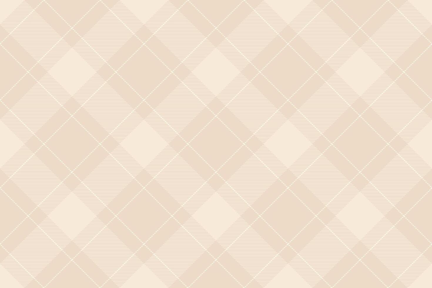 Backdrop fabric texture plaid, cross pattern textile seamless. Industry check tartan background in light and antique white colors. vector