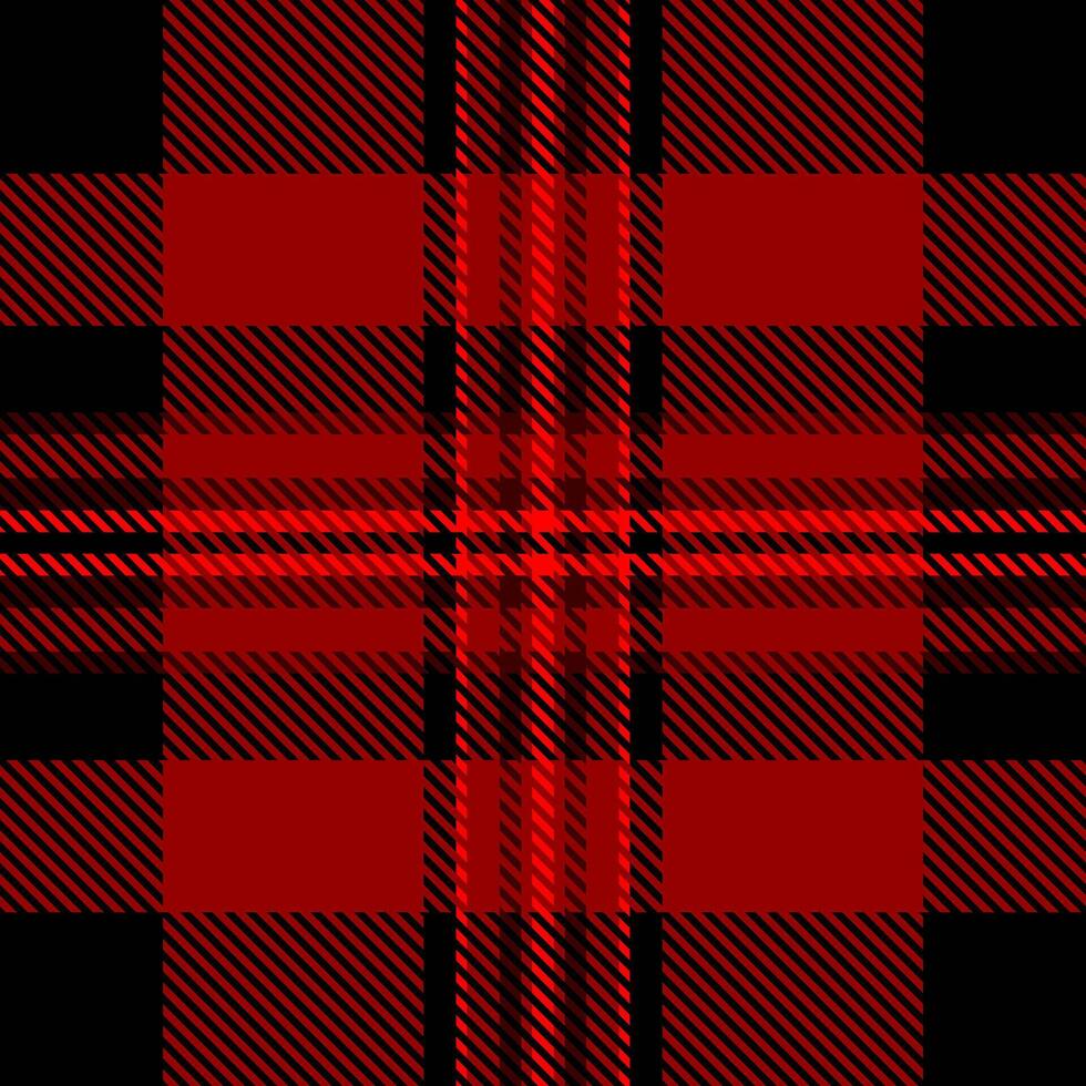 Floor fabric textile tartan, luxurious plaid texture. Mesh background pattern seamless check in red and black colors. vector