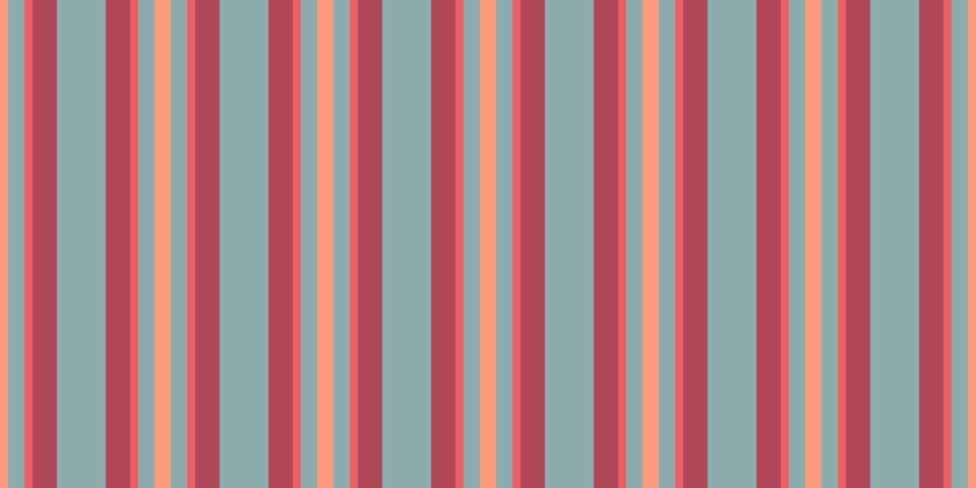 A vibrant, repeating pattern of vertical stripes in muted coral, dusty rose, and soft teal. vector