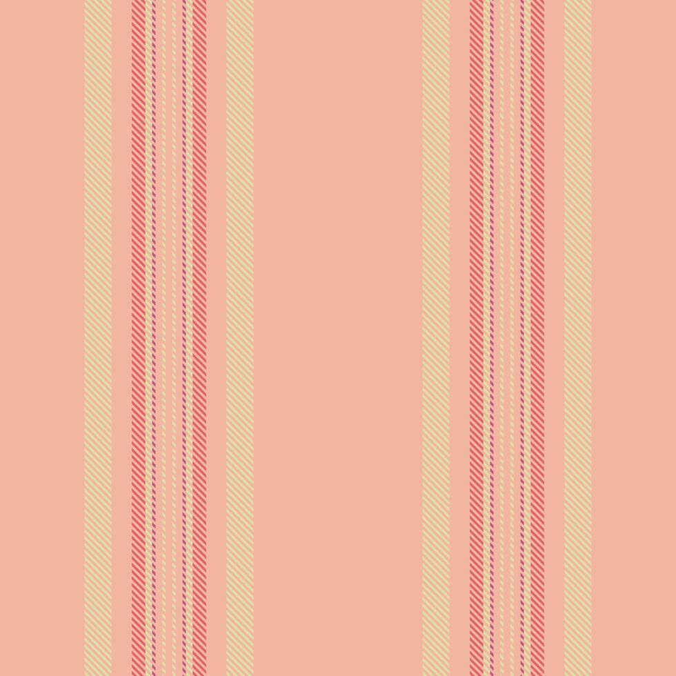 Elegant pastel pink and beige vertical stripes pattern. Perfect for textile design, wallpaper, website backgrounds, or packaging. Subtle texture adds visual interest. vector