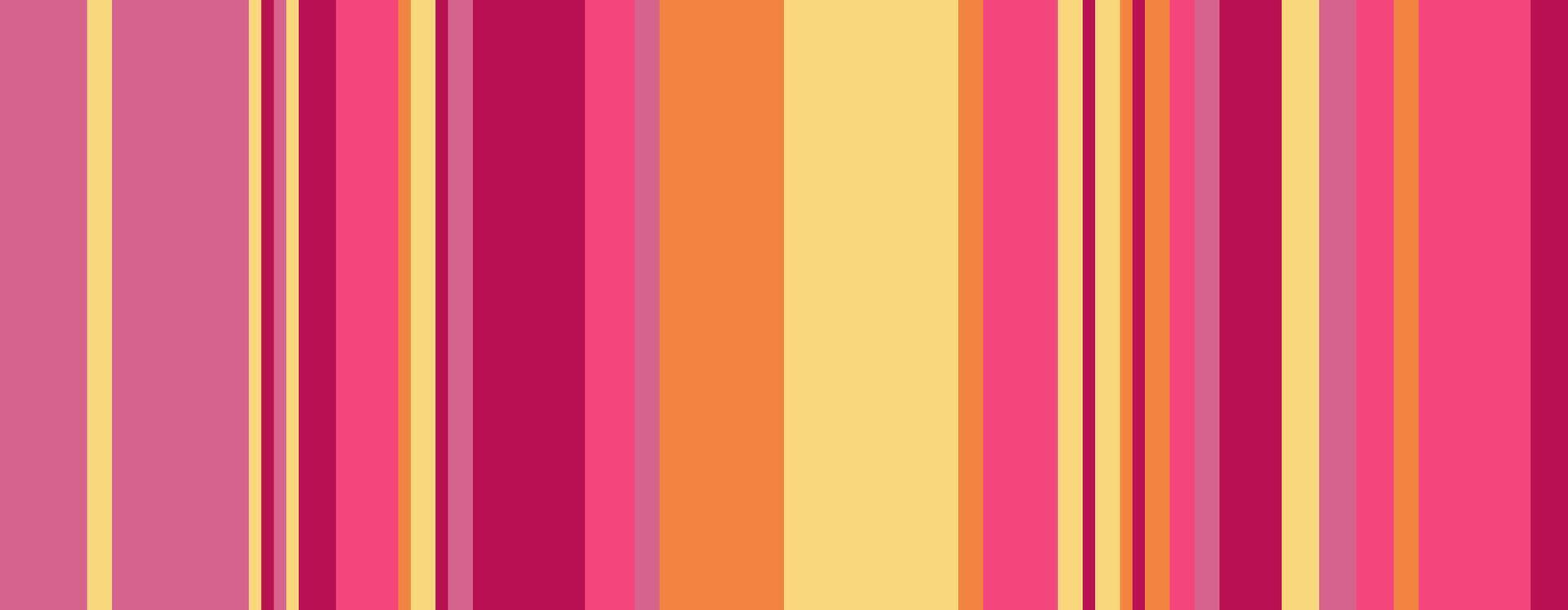 Vibrant vertical stripes in pink, orange, and yellow create a cheerful, modern pattern. Perfect for backgrounds, textiles, or website designs, this image evokes feelings of energy and optimism. vector