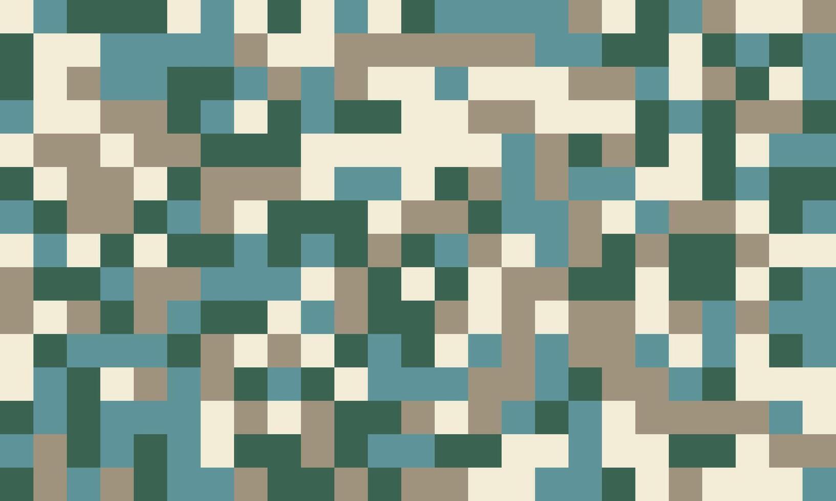 Abstract pixel art background. Neutral earth tones create a calming, minimalist design perfect for websites, presentations, or textile patterns. vector
