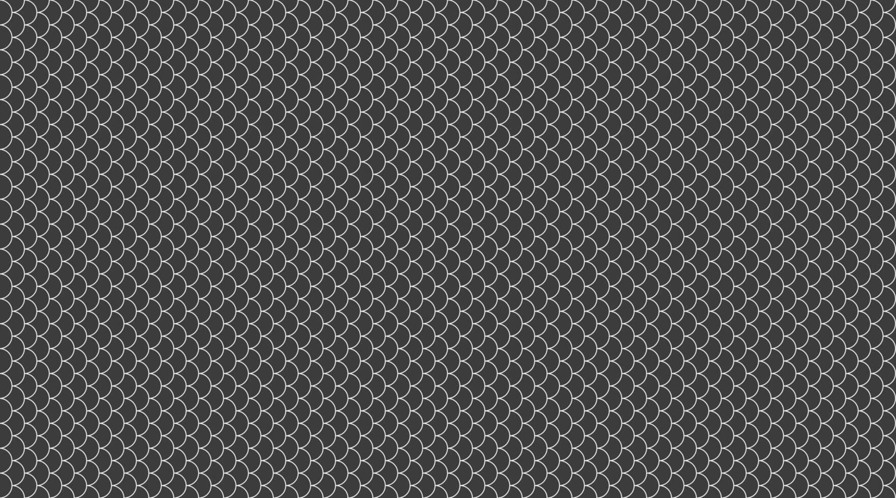 Abstract seamless pattern. Elegant grayscale fish scale texture. Ideal for website backgrounds, textile design, or modern branding. Subtle yet striking, this image evokes sophistication and order. vector