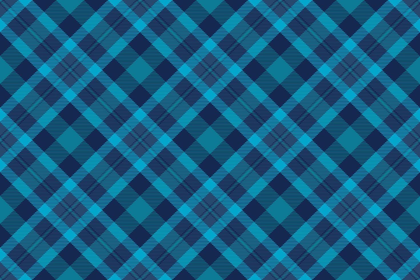 Stunning teal and navy diagonal plaid pattern. Perfect for textile design, website backgrounds, or fashion projects. vector