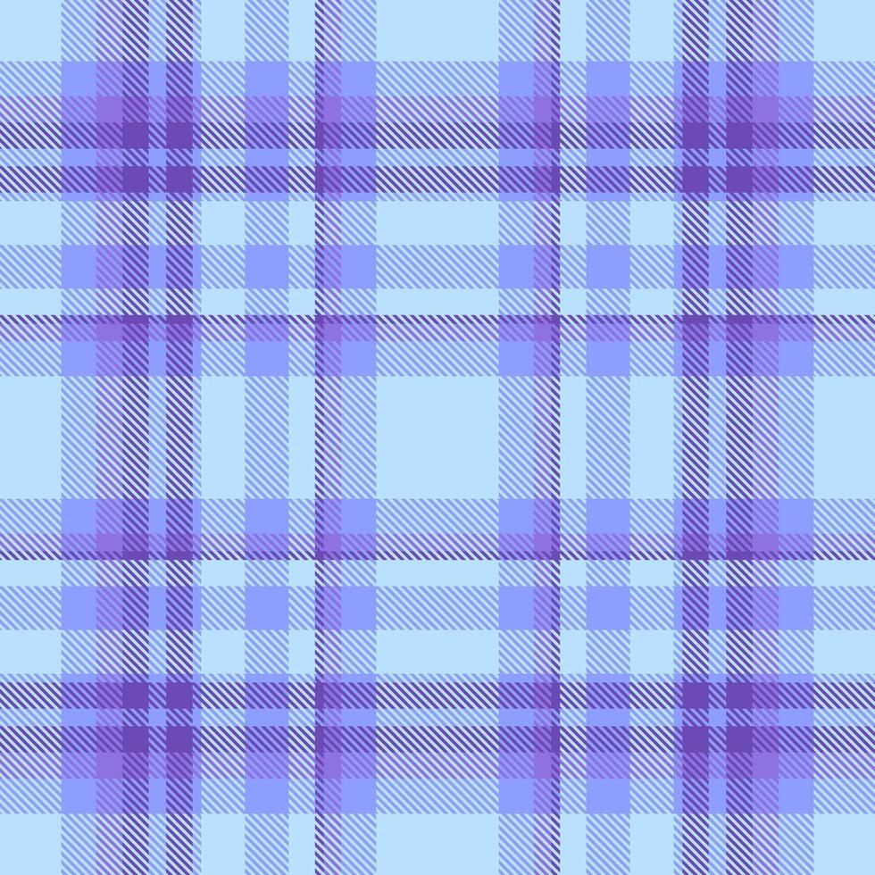 Serene pastel blue and purple plaid pattern. Perfect for textile designs, website backgrounds, or crafting projects. vector