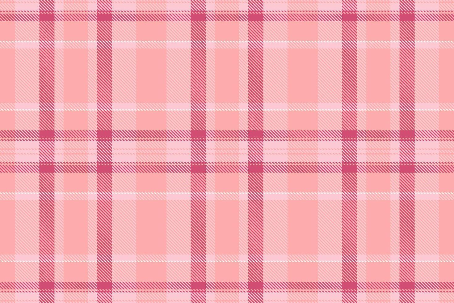 Soft pink and coral plaid pattern. Perfect for textile design, website backgrounds, or scrapbooking. This delicate, romantic texture evokes feelings of warmth and comfort. vector