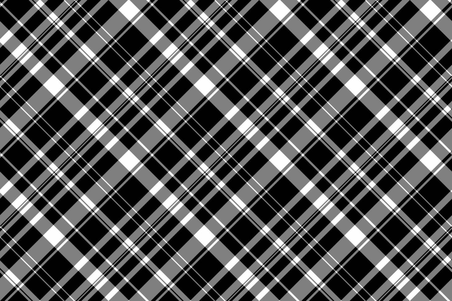 Christmas ornament texture plaid background, handsome seamless check. Many fabric textile tartan pattern in gray and black colors. vector