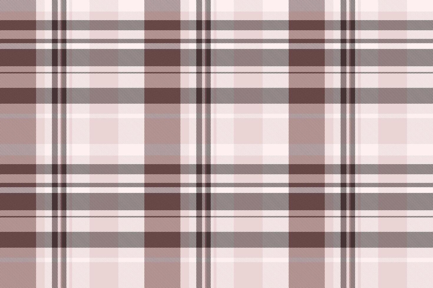Manufacture texture check seamless, long textile background . Flannel pattern tartan fabric plaid in light and sea shell colors. vector