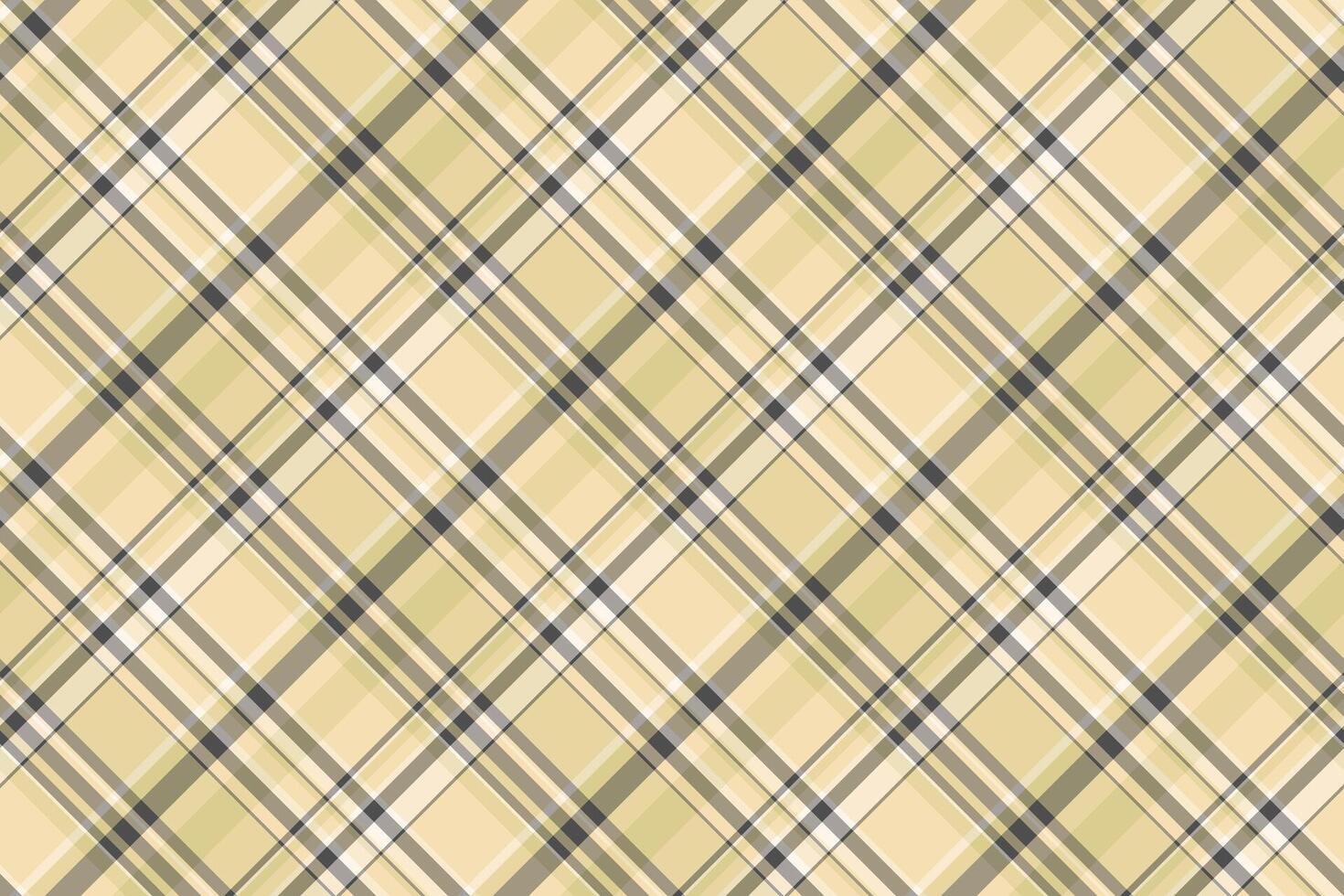 Nostalgic check pattern , quilted texture plaid background. Skirt textile fabric tartan seamless in pastel and amber colors. vector
