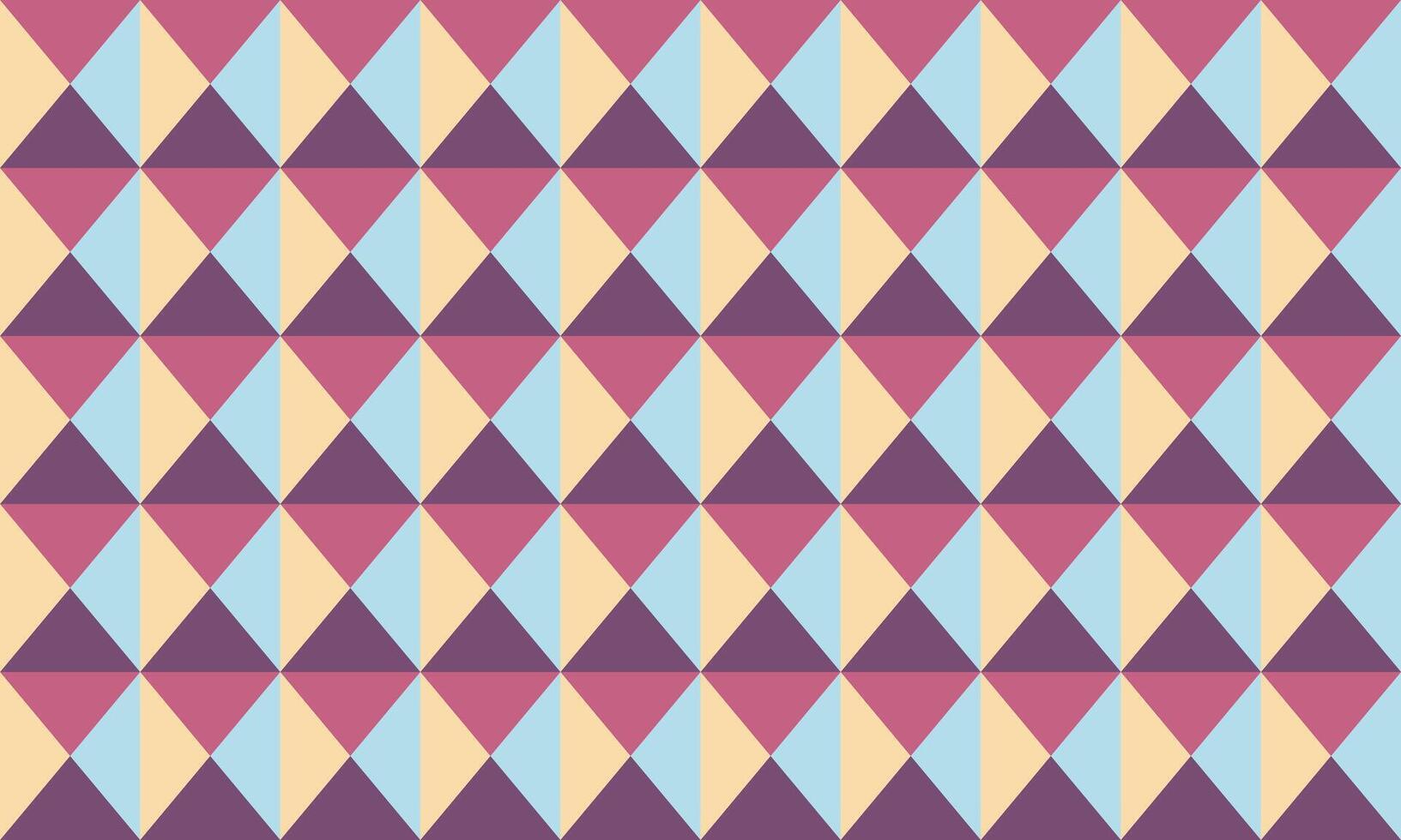 Geometric pastel triangle pattern. A seamless, repeating design ideal for backgrounds, textiles, website design, or any project needing a modern, visually appealing texture. vector