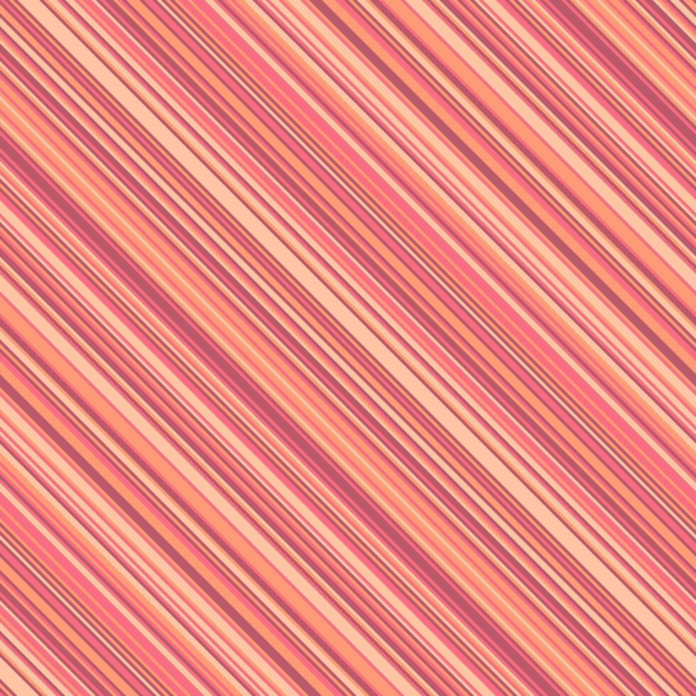 Dynamic diagonal lines in warm coral and peach tones create a vibrant, modern abstract pattern. vector