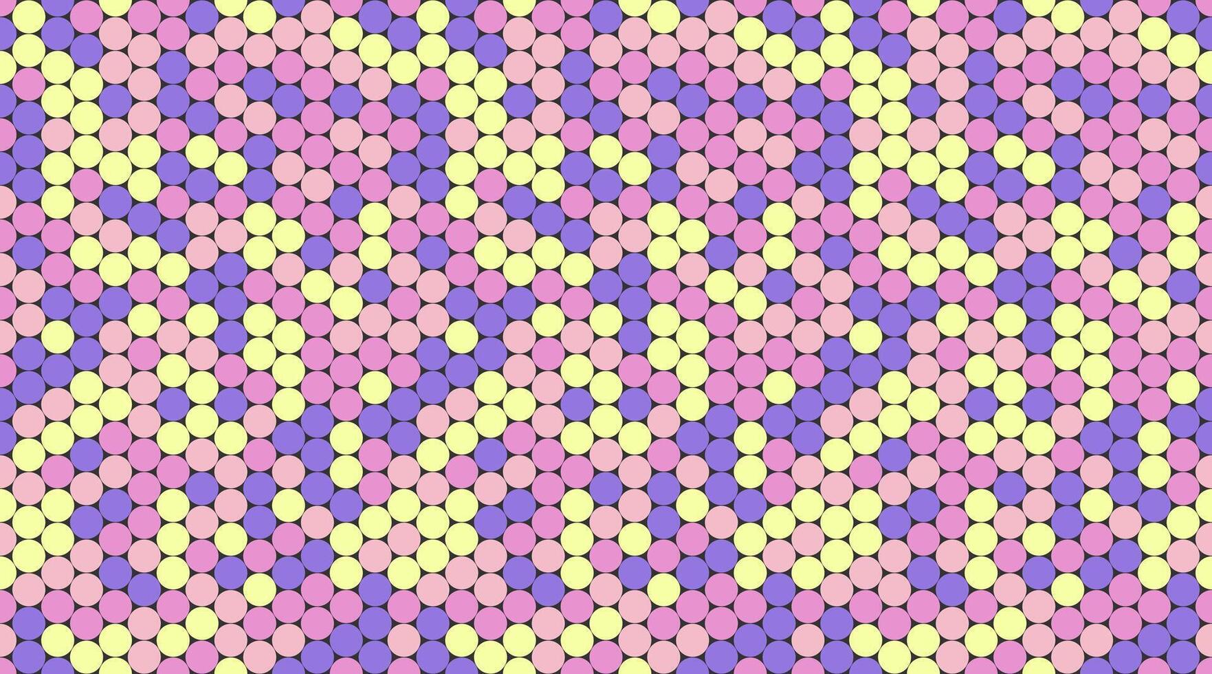 Abstract pasteltoned circle pattern, perfect for backgrounds, website design, or textile prints. The repeating geometric design creates a visually appealing, modern aesthetic. vector