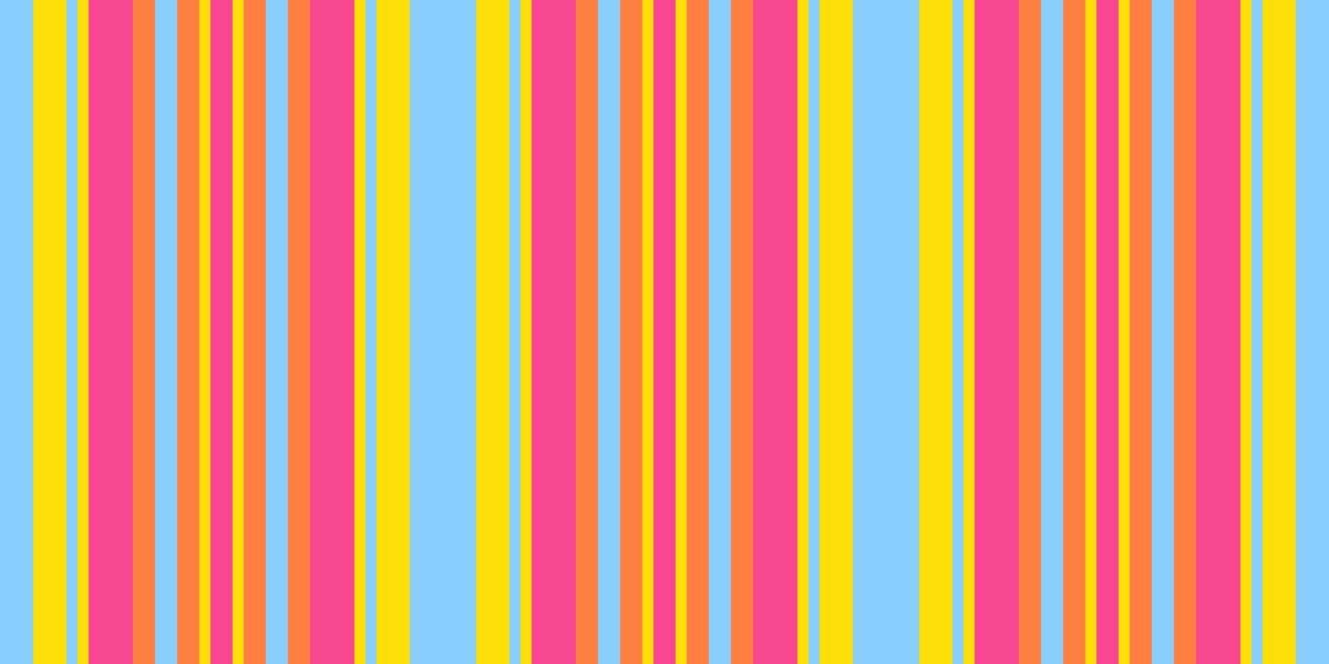 Vibrant vertical stripes in pink, yellow, and light blue create a cheerful, playful pattern. Perfect for backgrounds, textile designs, or summerthemed projects. vector