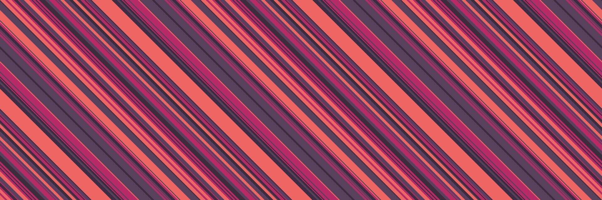 Dynamic diagonal stripes in coral, mauve, and deep purple create a vibrant, textured pattern. Perfect for website backgrounds, textile designs, or adding visual interest to any project. vector