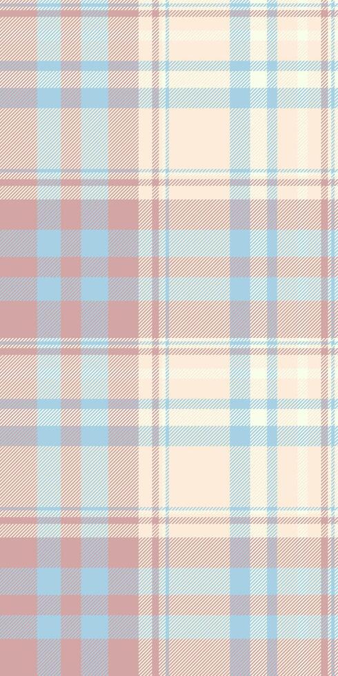 Pastel pink and blue plaid pattern. Soft, delicate texture ideal for textile design, fashion, and website backgrounds. Evokes feelings of calmness and tranquility. vector