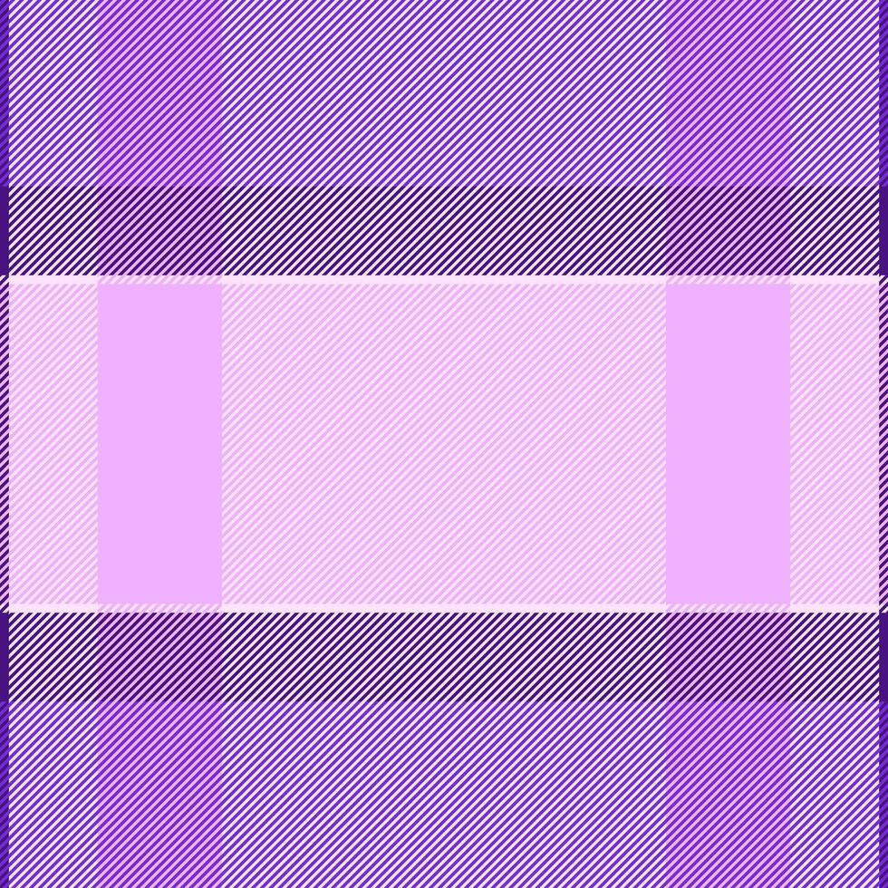 Subtle lilac and purple plaid pattern perfect for textile design, fashion, or branding. The soft color palette evokes feelings of serenity and calm. Use as a background, texture, or design element. vector