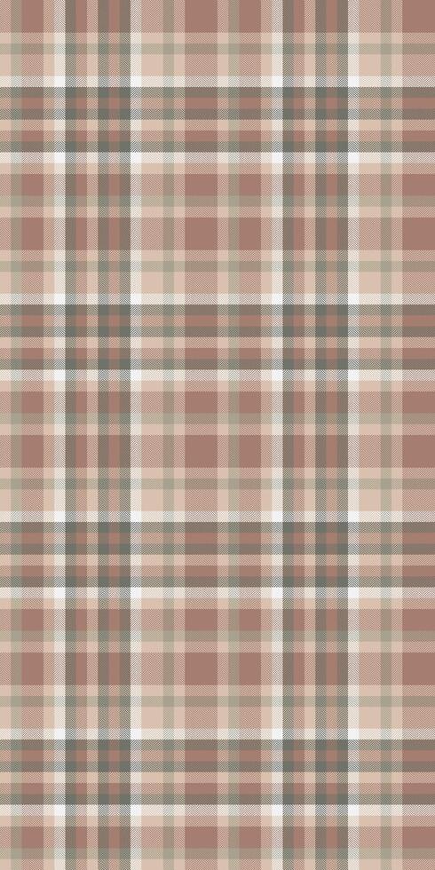 Subtle neutral plaid pattern, perfect for textile design, website backgrounds, or stationery. Elegant earth tones create a calming, sophisticated aesthetic. vector