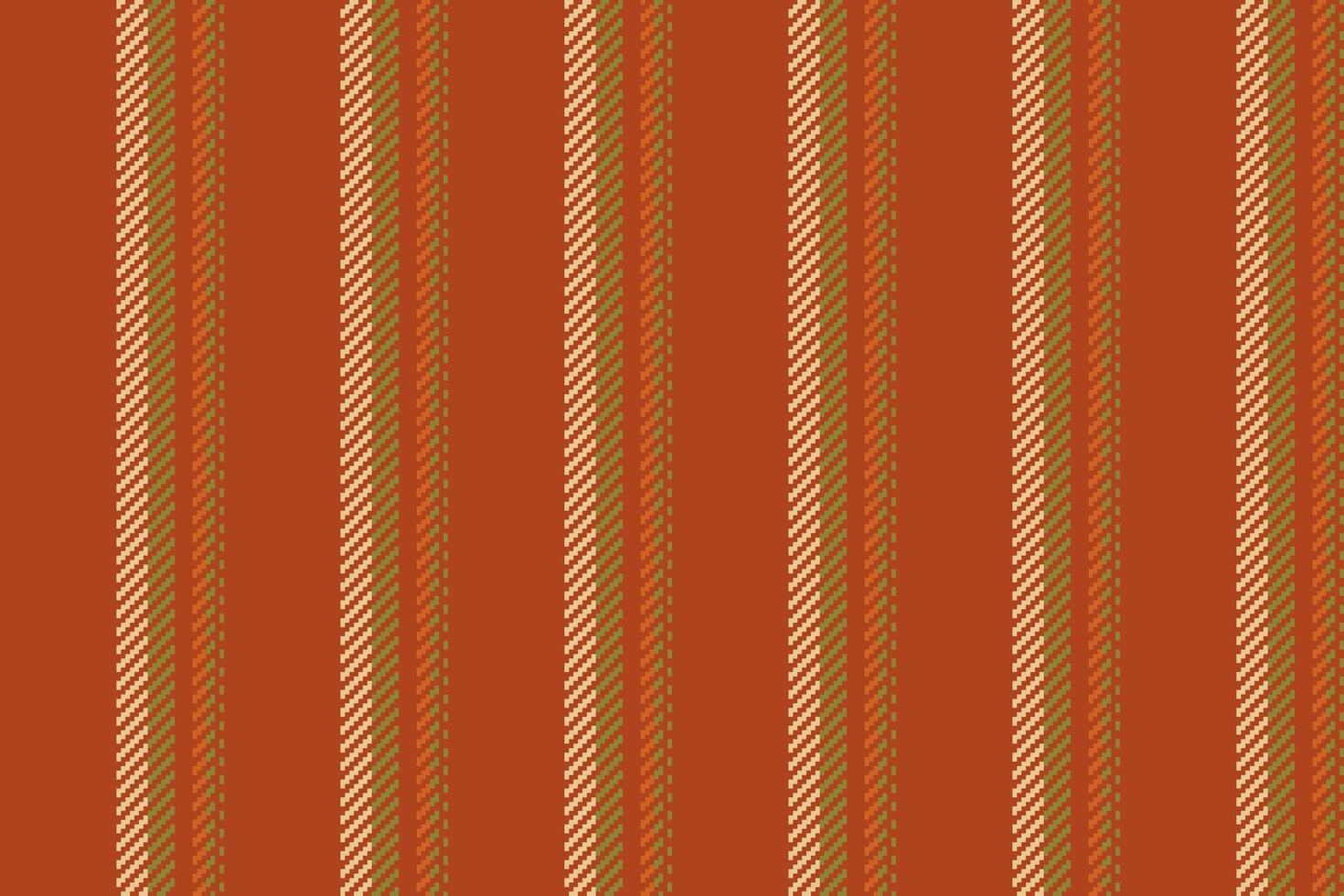 Warm, earthy striped pattern. Autumnal color palette. Perfect for backgrounds, textiles, or a touch of rustic charm. Versatile design element. vector
