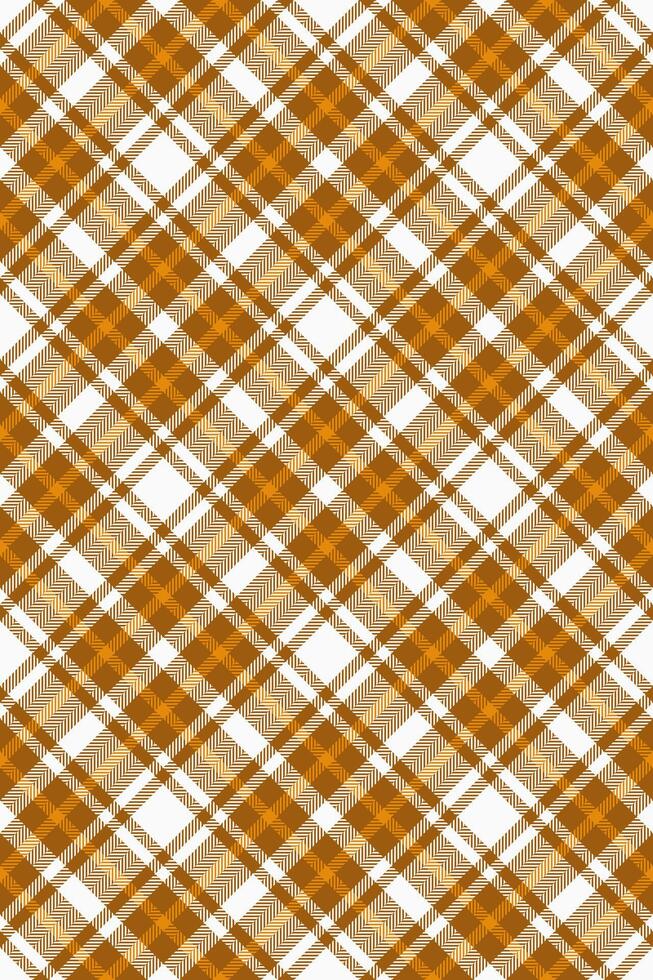Elegant autumnal plaid pattern in warm browns and creamy whites. Perfect for fallthemed designs, textiles, or website backgrounds. vector