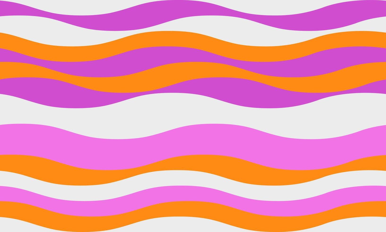 Vibrant, wavy abstract pattern in pink and orange. Perfect for backgrounds, website design, or textile prints. This playful, retroinspired design evokes feelings of energy and fluidity. vector