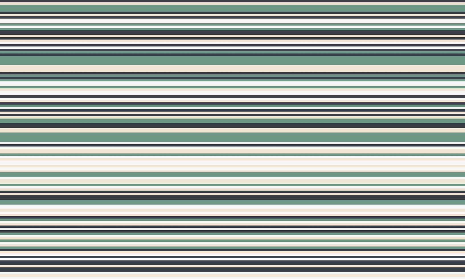 Elegant horizontal stripes in muted greens, creams, and grays create a sophisticated, minimalist pattern. vector
