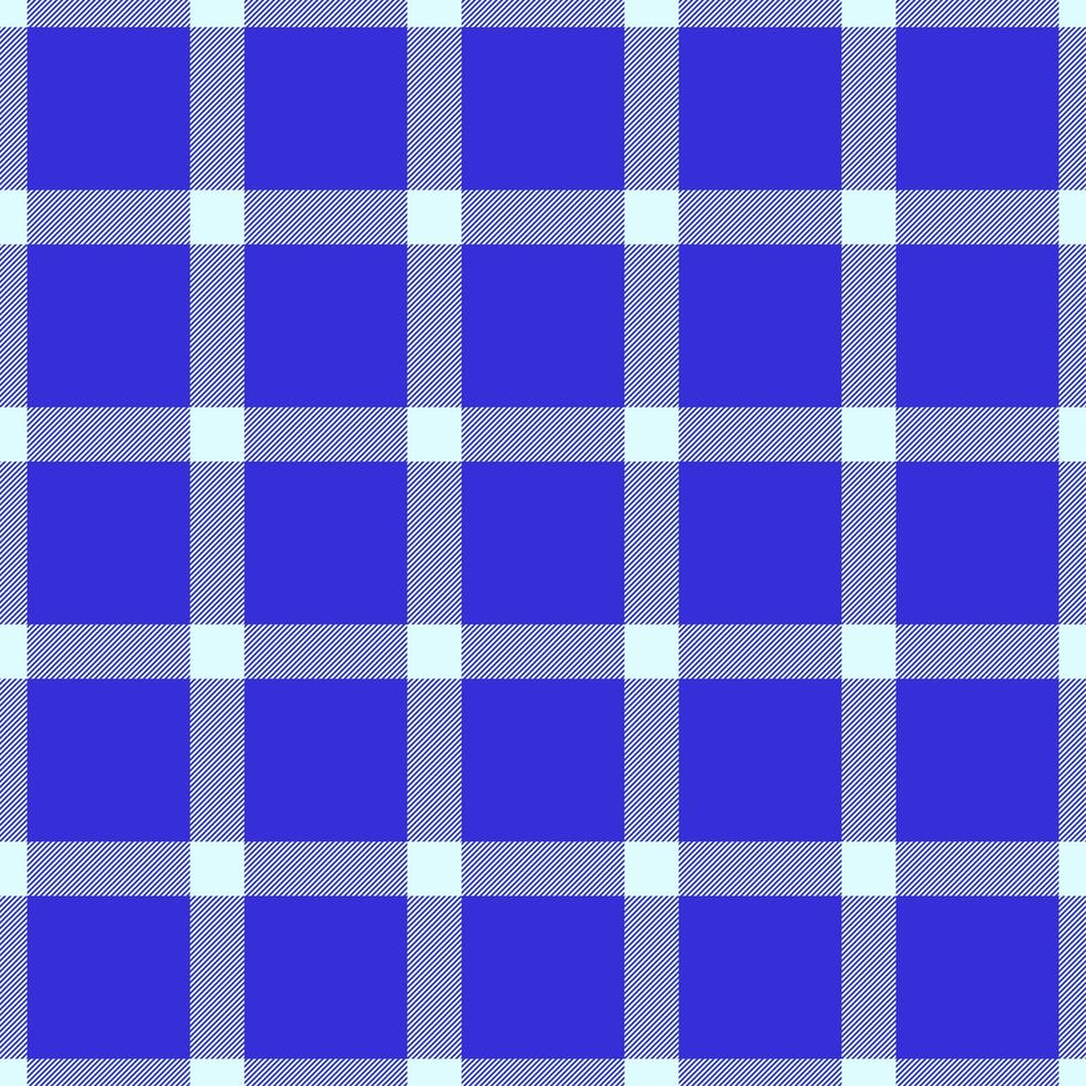 Classic blue plaid pattern. Versatile design for backgrounds, textiles, or creative projects. Seamless and eyecatching, perfect for adding a touch of style. vector