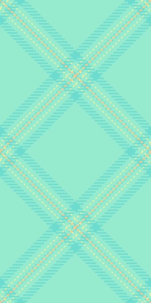 Countryside pattern plaid, femininity background texture fabric. Mixed check textile seamless tartan in mint and teal colors. vector