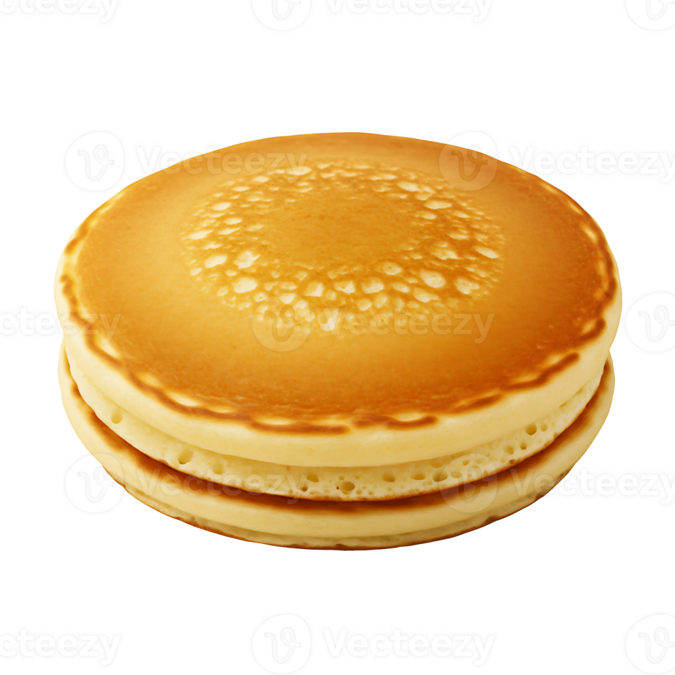 Tasty pancake collection with various toppings and fluffy filling png