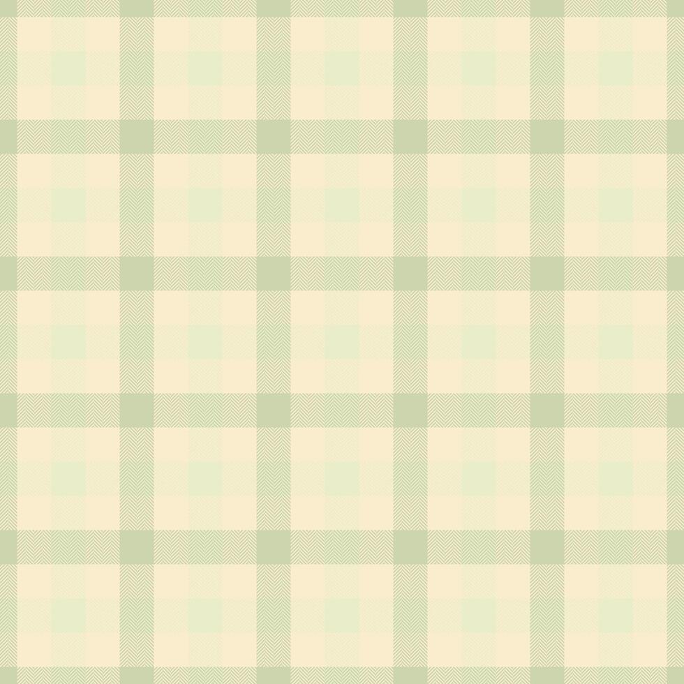 Subtle pastel green and beige gingham pattern. Perfect for backgrounds, textile designs, or adding a touch of rustic elegance to your projects. vector