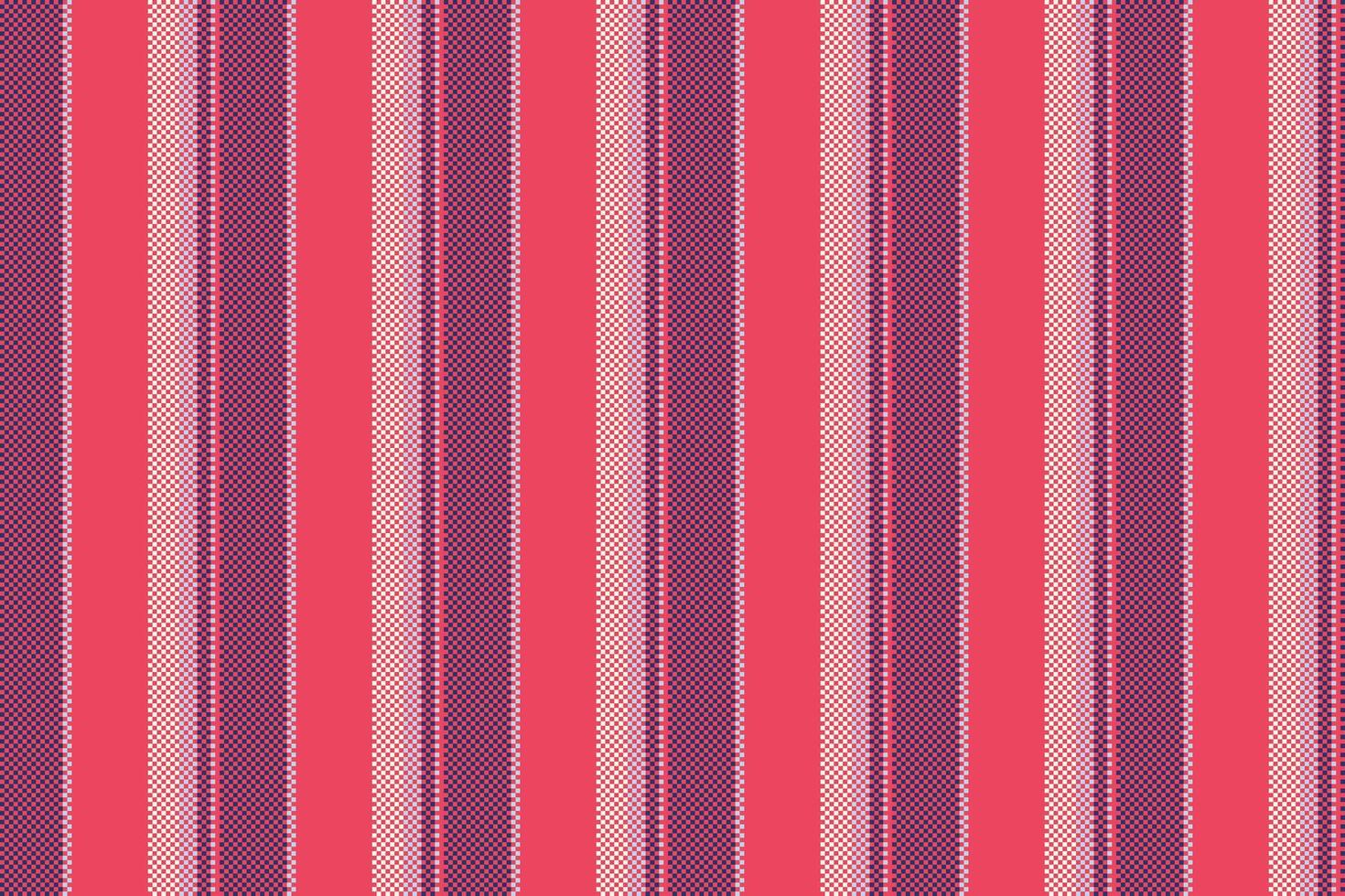 School background texture, abstraction fabric lines pattern. Royalty textile vertical seamless stripe in red and blue colors. vector