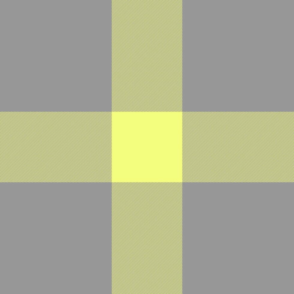 Classic plaid pattern in gray and soft yellow. Versatile for backgrounds, textiles, or design projects needing a retro or modern rustic touch. vector