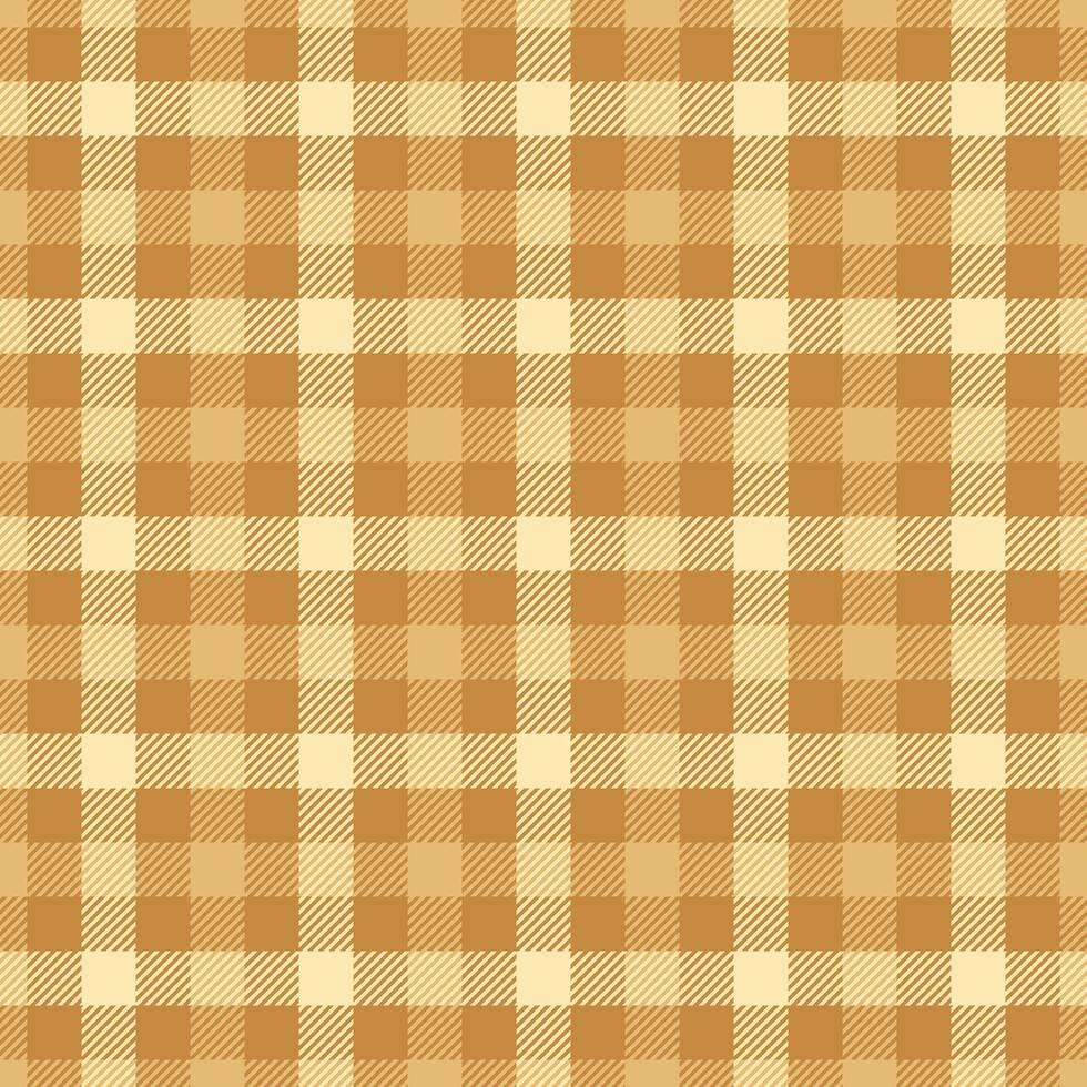 Effect pattern background , coloured seamless fabric texture. Easter tartan plaid check textile in orange and amber colors. vector