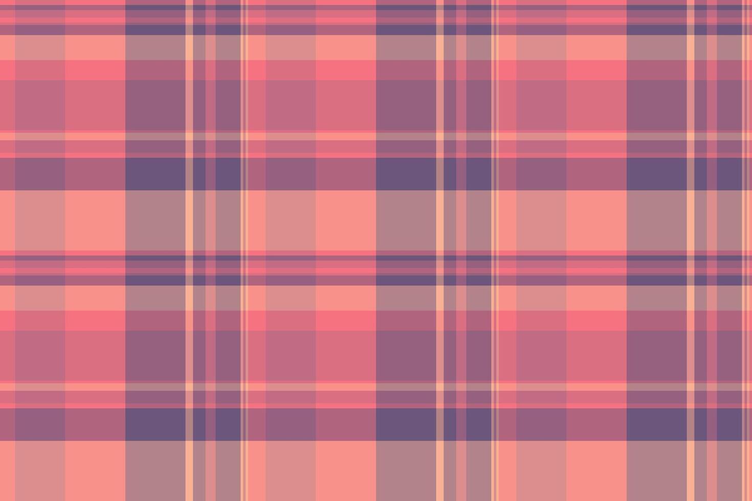 Warm plaid pattern of intersecting lines creating squares and rectangles. Soft palette provides a retro aesthetic, perfect for backgrounds and creative projects. vector