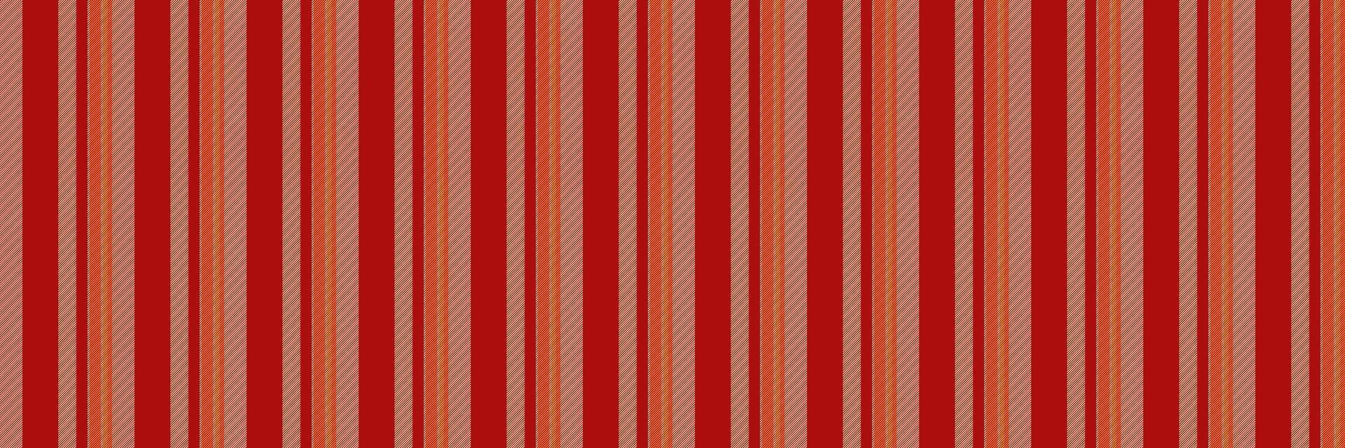 Crease lines textile pattern, creativity vertical seamless fabric. Infant background texture stripe in red and bisque colors. vector