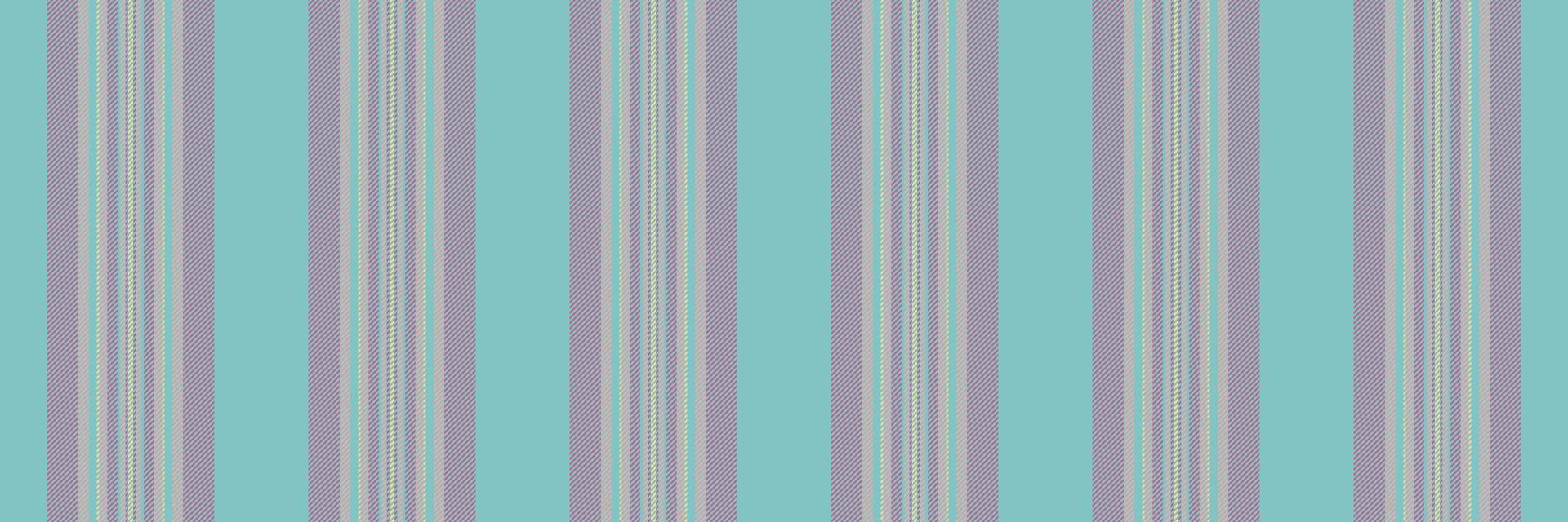 Fook seamless lines textile, geometrical background stripe pattern. Relicate texture vertical fabric in teal and pink colors. vector