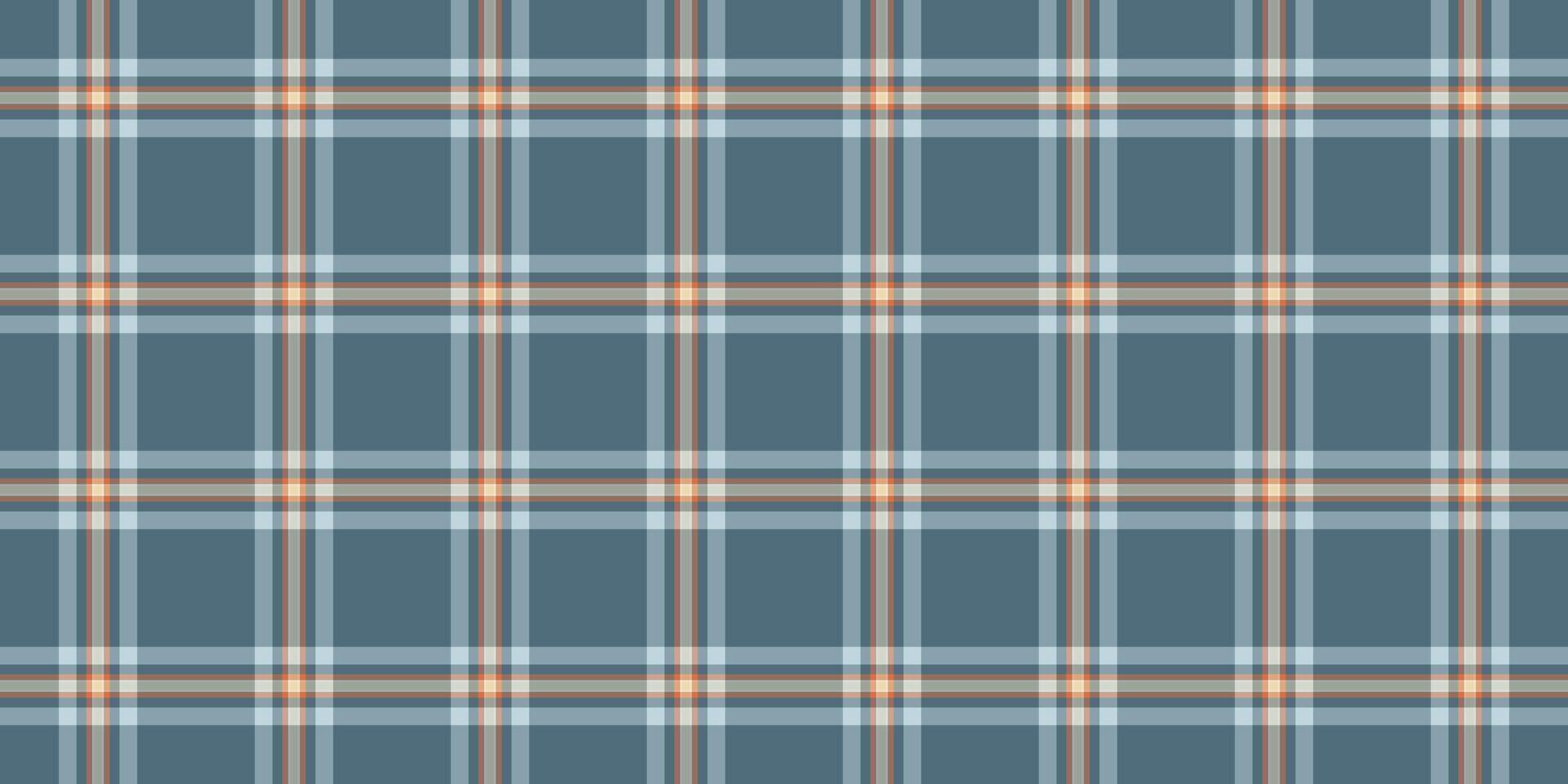 Decorate background texture textile, border seamless check. Rag pattern fabric tartan plaid in pastel and cyan colors. vector
