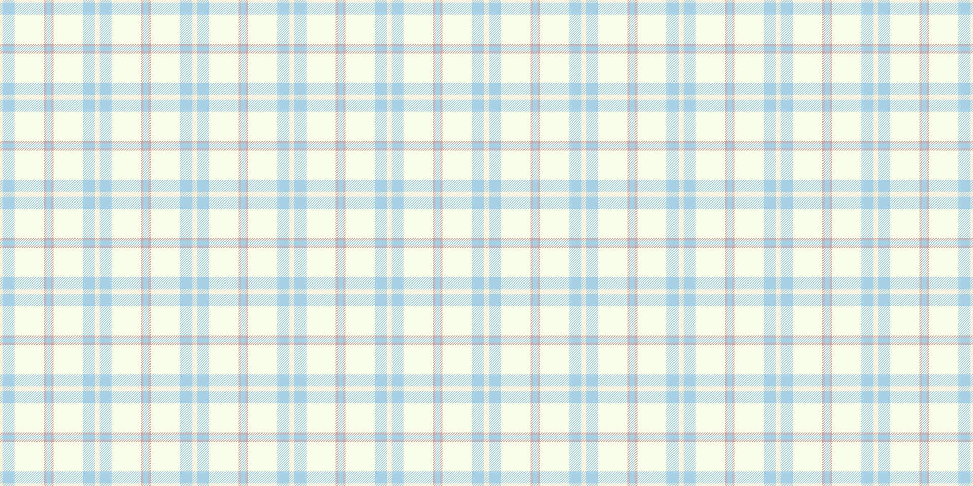 Serene pastel blue and cream plaid pattern. Ideal for textile design, website backgrounds, or crafting projects. This soft, repetitive texture evokes feelings of calmness and tranquility. vector